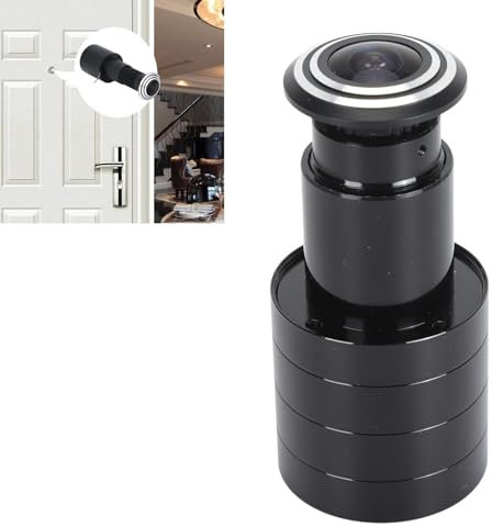 Mirilla de Puerta, Cámara HD de 2 MP con Orificio para Ojo de Puerta con Conversación Bidireccional, Cámaras de Seguridad para el Hogar, Lente Gran Angular, Alertas Móviles,