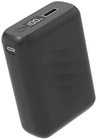 GAROERFAR 20,000 mAh Battery for Heated Vest - 22.5W Power Bank with LED Display and DC 7.4V Output for Heated Jacket, Hoodie and Trousers, Compatible with iPhone iPad Samsung