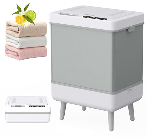 WEETALL Hot Towel Warmer Bucket for Bathroom: 35L Large Quick Heat Hot Warming Tub - Blanket Heater Towel Warmers Bucket with Timer - Portable Housewarming Luxury Spa Gift at Home