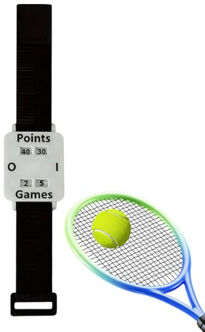 Tennis Wrist Score Board – Justerbar Armband Score Keeper, Big Display Counter | Lätt Bärbar Sportresultatspårare, Perfekt För Vuxna Utomhusspel Park Yard Inomhus Tennismatcher