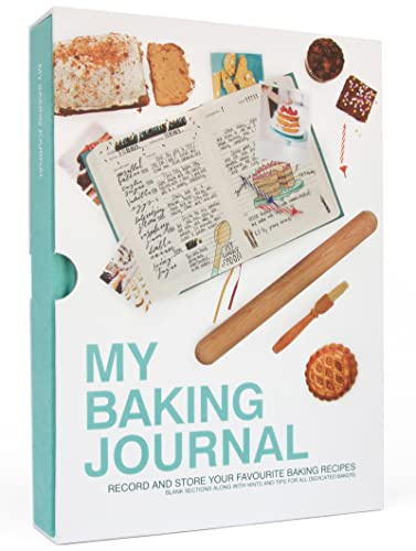 Suck UK My Life Story dagbok för födelsedag, bröllopsdag My Baking Journal Blue