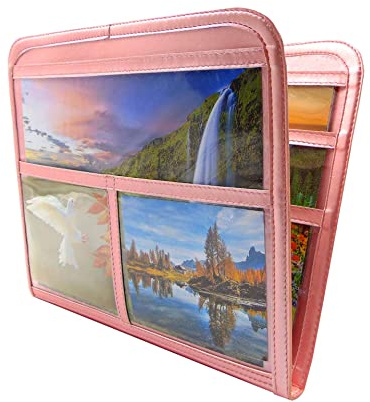 Carpeta organizador Literatura, Revistas, Tratados, Documentos - Transparente - Carpeta para Predicar (Rosa)