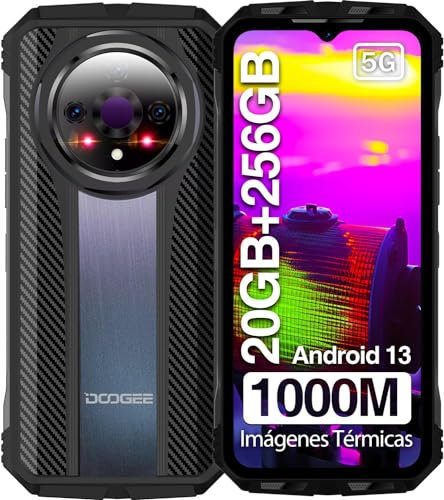 DOOGEE V31 GT 12/256GB, 5G, IP68/69, MediaTek Dimensity 1080, Photo Principal 50 + 24 + 8 Mpx, 10800 mAh Charge Rapide 66W, Caméra Thermique
