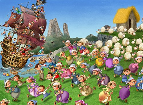 Puzzle 2000 Teile - François Ruyer: Piraten