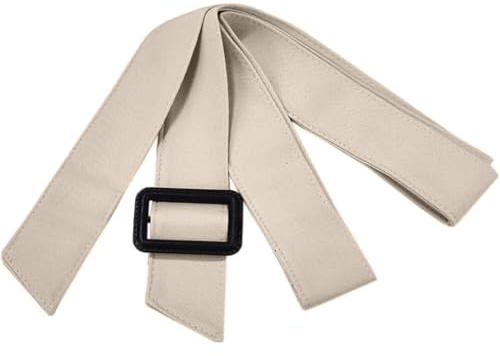 GORGECRAFT Ceinture de Rechange pour Manteau Coupe Vent pour Femme Cravate à la Taille Trench Coat 171cm en Polyester Gris Clair Boucle Réglable Bande pour Pardessus Veste Chemise Robe Pyjama Coupe