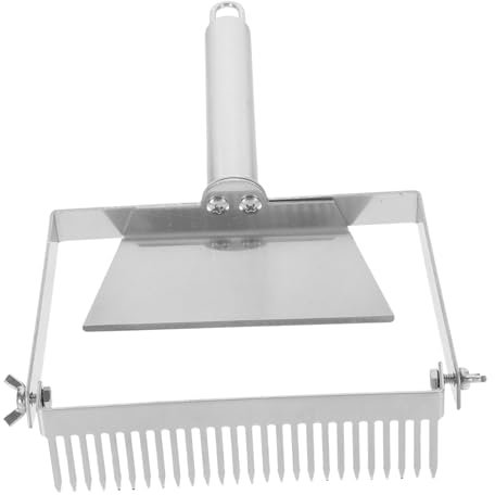 Yardenfun Edelstahl Honigschaber Mit Langer Griffe Für Einfachen Honig Sammlung Und Wachskappen Abschneiden Bienenzucht Werkzeug