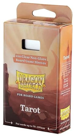 Dragon Shield Board Game Sleeves | Non-Glare Card Sleeves for Tabletop Games | Durable, Smooth Shuffle Feel & Acid-Free, Compatible with Gloomhaven, Wingspan & More | Tarot - 1 Pack