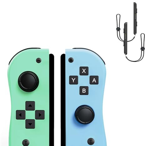 Yiigame Mando para Switch, Mandos Switch Inalambricos para Switch/Lite/OLED, con Gyro Axis/Dual Vibración/Función Turbo
