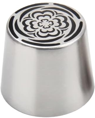 EnxJire Boquilla para Crema Pastelera Boquilla de Acero Inoxidable for prensar Flores, Utensilios de repostería for el hogar, Boquilla for Manga pastelera, Accesorios de Cocina