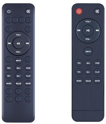 CLVIZCXOM RM Series Remote Control Replacement Fit for MAJORITY Snowdon II SNO-BAR-BLK-2 TV Soundbar 120 watts 2.1 channel sound