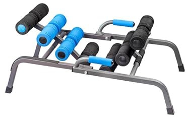 Core Shaper 10 in 1 Attrezzo Allenamento Total Body per Casa, Macchina Addominali e Core Trainer Multifunzione con Rulli Imbottiti per Esercizi Addome, Gambe, Braccia, Schiena e Postura