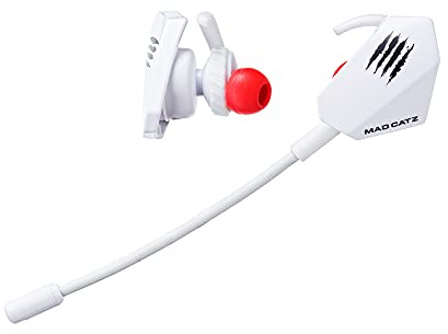 MadCatz E.S. Pro+ Gaming Earbuds, White
