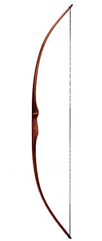 by Beier Germany Jugendlangbogen Rattan Marksman 50 Zoll m. Farbauswahl, für RH und LH Dunkel 15 lbs