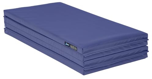 Z Athletic Folding Mat for Gymnastics, Tumbling, Cheerleading, and More, 4 Ft x 8 Ft x 2 In