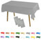 3 Stück Tischdecke Rechteckig Silber Party Tischdecke,137 * 274cm Tischdecke Papierrolle Einweg Tischdecke aus Kunststoff,wasserdichte Ölbeständig Tischdecken für Picknick,Geburtstags,Hochzeiten