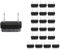 QKEPCY 20 Pcs Clavo de Almohadilla de Mueble de Almohadilla de Fieltro Tope Patas Silla Fieltro Patas Sillas Protectores para Suelo Almohadillas para Muebles de Madera Patas de Silla (Cuadrado)