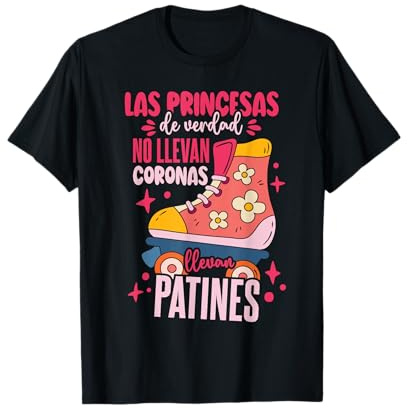 Patinaje Patín Chica Roller Camiseta