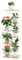 SenDeluz Estante Alto de Metal y Madera de 6 Niveles - Soporte para Plantas Interior y Exterior - Estante para Flores y Plantas de Varios Niveles para Balcón, Jardín