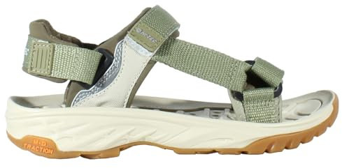HI-TEC - Sandalias Deportivas Mujer Verano ULA RAFT | Sandalias Trekking Mujer, Senderismo, Punta Abierta | Ligeras, Cómodas, Ideales para Exterior, Montaña, Playa | Mermaid, 39