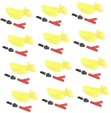 IMIKEYA 12pièces Mangeoire pour Oiseaux Et Pigeons Distributeur Automatique De Nourriture Accessoire pour Cage Facile à Nettoyer pour Cailles Et Pigeons
