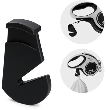 NewGround Designs – Kotbeutelhalter für Flexi-Leinen, Hundekotbeutel Clip, Zubehör Halterung, Hundekotbeutelhalter Haken freihändig