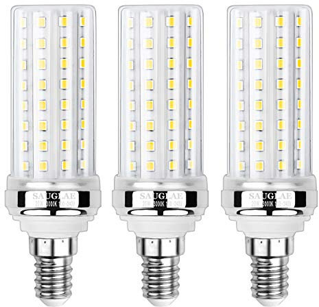 SAUGLAE Lampadine a LED da 20W, 150W Lampadine a Incandescenza Equivalenti, Bianco Caldo 3000K, 2300Lm, E14 Vite Piccola Edison, 3 Pezzi