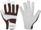 WESTWOOD FOX Gartenhandschuhe aus Leder,robuste Arbeitshandschuhe für Damen und Herren, Gartenwerkzeuge, Mechaniker, atmungsaktiv, Gärtner, rutschfeste Rigger-Handschuhe (braun, L)
