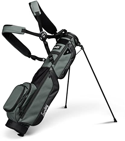 Sunday Golf Loma XL Bag - Bolsa de Golf con Correa y Soporte - Bolsa de Golf Pitch n Putt fácil de Transportar - Par 3 y Campos ejecutivos 3.4 Libras (Verde Medianoche)