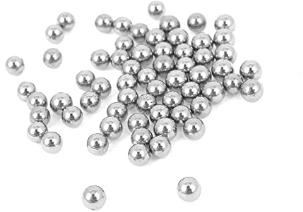 A ABSOPRO Cuscinetto Acciaio Sfere 3mm Bicicletta Bicicletta Ricambio Parti (Set 60)