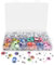 DEANKEJI 1700 Stücke Klebeaugen Selbstklebend, 4mm -15mm Bastelaugen Selbstklebend, Selbstklebende Wackelaugen, Geeignet für DIY-Scrapbooking-Spielzeugherstellung, Basteldekoration