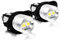 2 Stück-Kopf Licht Engels Augen Nebel Glühbirne Halo Marker Ring Glühbirne Für B&M&W E90 2005-2008 E91 2005-2008-White
