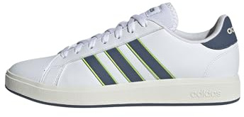 adidas Men's Grand Court Base 2.0 Shoes, FTWR White/preloved Ink/Off White, 13.5 UK