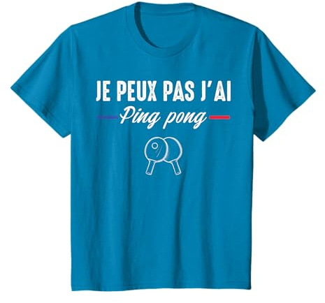 J'Peux pas j'ai Ping Pong joueur de tennis de table Pongiste T-Shirt