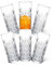 Hochwertiges Trinkgläser Set, viele Varianten, Spülmaschinenfest, dickwandig&langlebig, Saft Latte Macchiato Cocktail Longdrink Whisky Wasser Gläser (Istanbul 2 (Long/380ml) Raki&Ouzogläser 6 Stück)