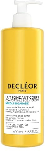 Decléor Crème Corps Confort Neroli Bigarade 400ml – Lait Corps Hydratant aux Huiles Essentielles pour Nourrir, Adoucir et Protéger la Peau au Quotidien
