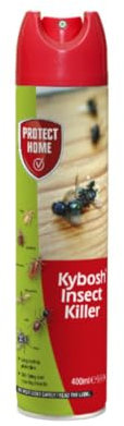 Kybosh Insect Killer Spray - Fast Action Fly Killer - Kills Cockroaches, Fleas, Bed Bugs and Ants - Ready to Use - Indoor Use, 400ml