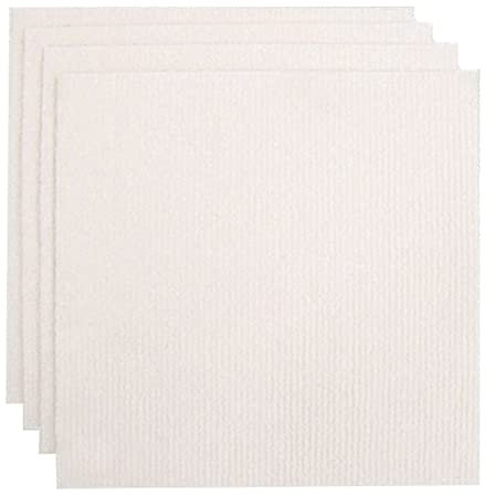 Rutschfester Quadratischer Teppich,30x30cm Selbstklebende Schneidbare Teppichfliesen,Abziehbare Und Aufklebbare Bodenfliesenmatten Für Den Wiederholten Gebrauch(Size:6pcs,Color:cremefarben)