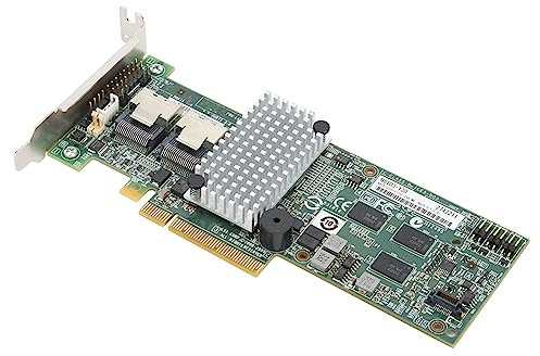 Rankomu Tarjeta controladora RAID para LSI 9264-8i, PCIe 6 Gbps, 256 MB, soporta RAID 0, 1, 5, 6, SAS RAID y SATA RAID