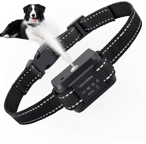 Bubbacare Collar Antiladridos Perros, Collar Antiladridos Citronela con Sensibilidad Rociado Ajustables, CollarAutomático de Spray Anti-ladridos Recargables y Seguros para Perros con 2 Correas