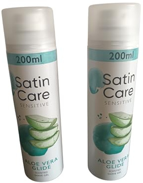 Satin Care Sensitive Aloe Vera Shave Gel, 200ml, Pack of 2