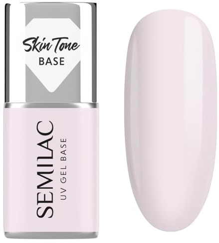 Semilac Skin Tone Cover Base Natural Pink 7 ml
