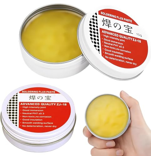 2pcs Flux Paste Flux Paste No Cleaning Solder Paste Lead Free Flux for Mechanical Soldering on Mobile Phones, Electrical Appliances, Computer Motherboards