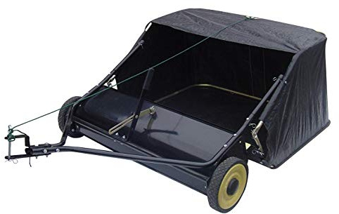 SECURA Rasenkehrmaschine Kehrmaschine Arbeitsbreite 96 cm kompatibel mit Husqvarna Rasentraktor