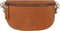 HOLZRICHTER Berlin - Große Bauchtasche aus Leder für Damen, 14 x 28 x 7 cm, Vintage Gürteltasche, Handgefertigte Hüfttasche, Premium Accessoire in Camel, No 2-2
