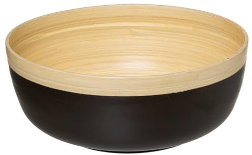 5 five simply smart Saladier en bambou noir 30 cm Col.'Noir Kitchen'