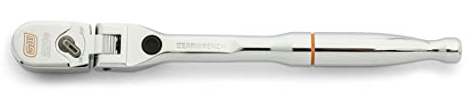 GearWrench 1/4 Drive 120XP Locking Flex Head Ratchet with Full Polish Grip - 81054