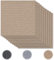 Teppichfliesen 30x30 cm Teppichfliesen Selbstklebend - 10 Stück Set - 0.9m² - Teppichboden, Teppich Fliesen mit Rückendeckung, Strapazierfähiger Teppich Bodenbelag für Haus, Büro, Gewerbe (Hellbraun)