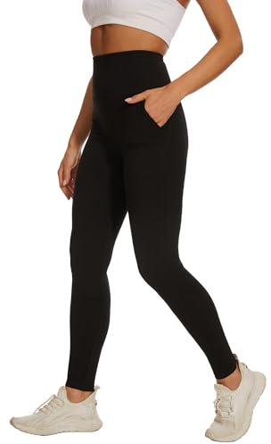 The Essentials Wardrobe Ladies TEW Multipurpose Leggings - M/L - Black