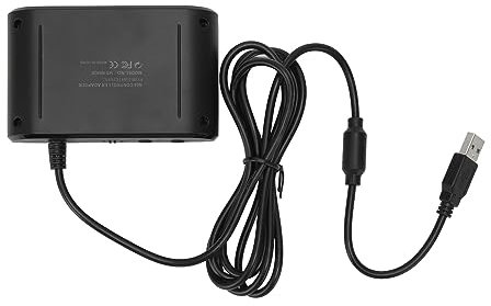 Adattatore Convertitore Gamepad 2 in 1 con per Joystick N64 su PC, Supporta 2 Controller, Interruttore con un Pulsante per e Home Page del PC, per Adattatore,