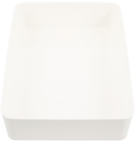 Cabilock Boîte de Rangement à Tiroirs, Organisateur de Tiroir en Plastique Blanc, Design Japonerie, Compartiments Réglables, Modulable, pour Couverts et Papeterie de Bureau, Portable